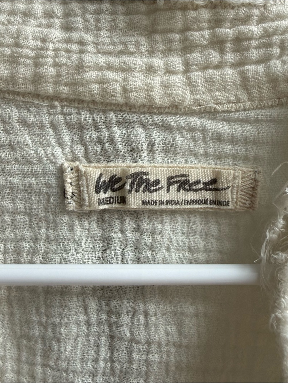 Free People Textured Button-Up - Picture 3 of 4